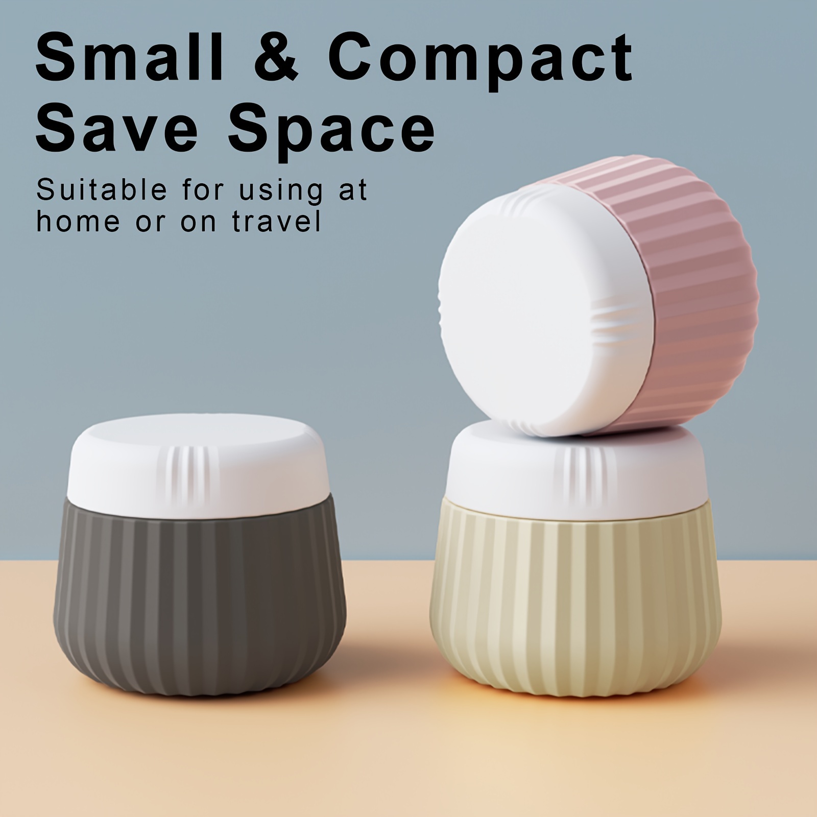 Travel Accessories Toiletry Bag - Toiletry Travel Containers, Silicone Cream Jars