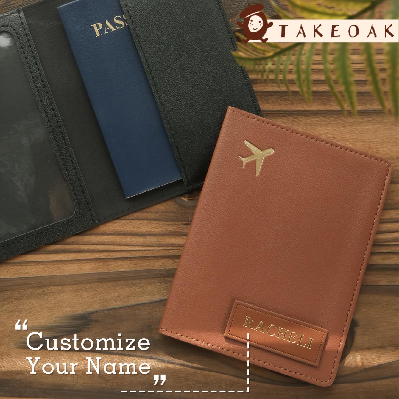 Travel Accessories Overseas - Custom Hot Stamping Name Passport Cover