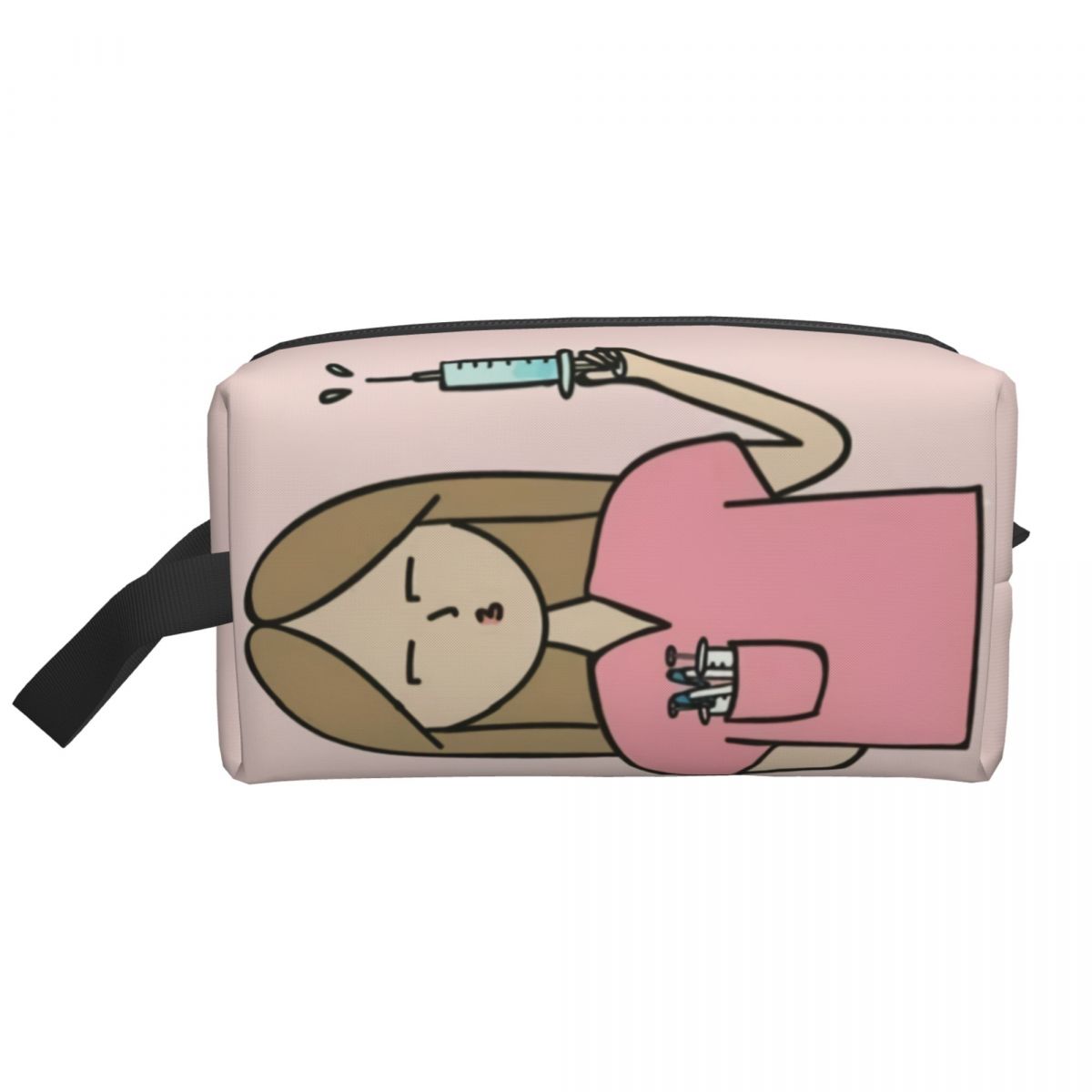 Travel Accessories Toiletry Bag - Enfermera En Apuros Doctor Nurse Medical