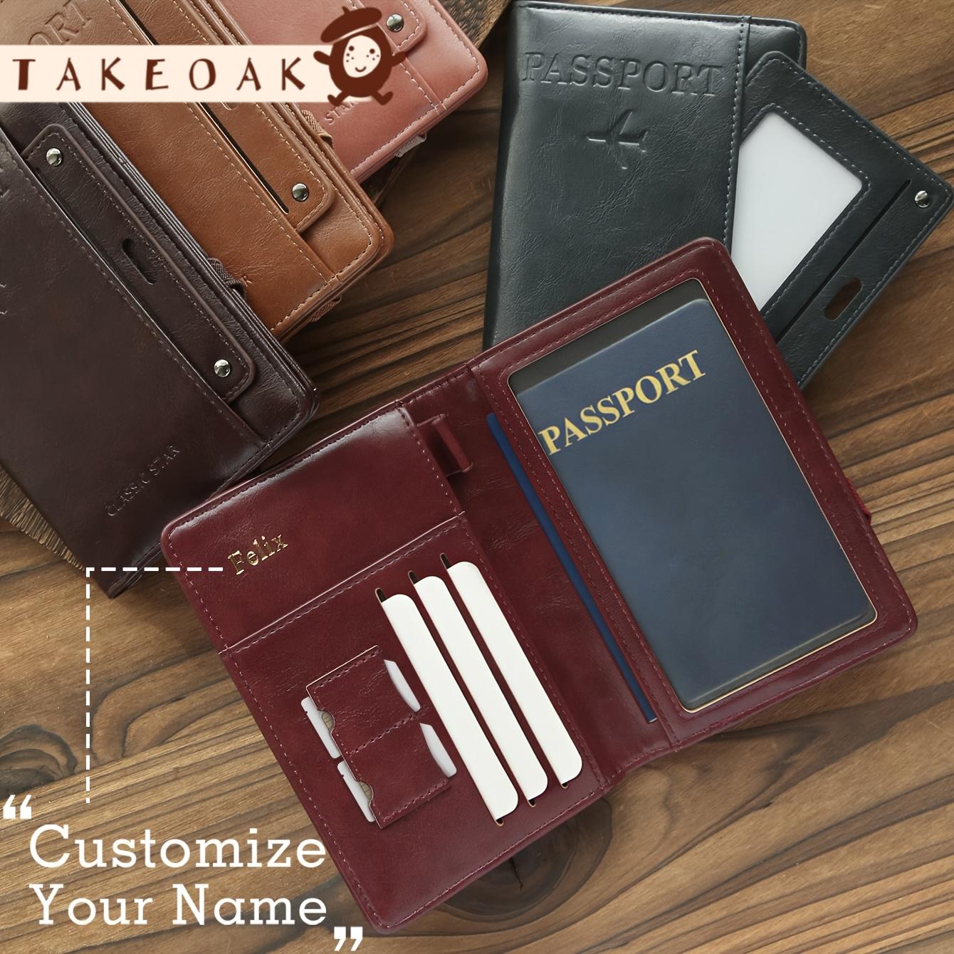 Travel Accessories Overseas - Large Capacity Vintage Leather RFID Passport
