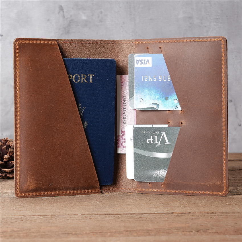1119  Men's Leather Passport B - đánh giá và giá Travel Accessories Overseas