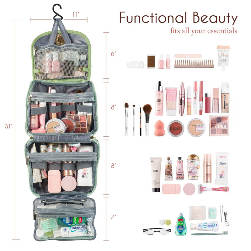 Waterproof Toiletry Bag Hangin - đánh giá và giá Travel Accessories Toiletry Bag