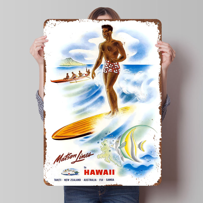 Vintage Matson Lines Hawaii Tr - đánh giá và giá Travel Accessories Hawaii