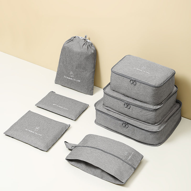 7 Piece Travel Packing Cubes S - đánh giá và giá Travel Accessories Kit For Women
