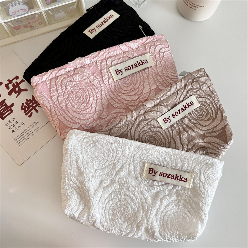 Pháp Hoa Nổi Đựng Mỹ Phẩm Đi D - đánh giá và giá Travel Accessories Kit For Women