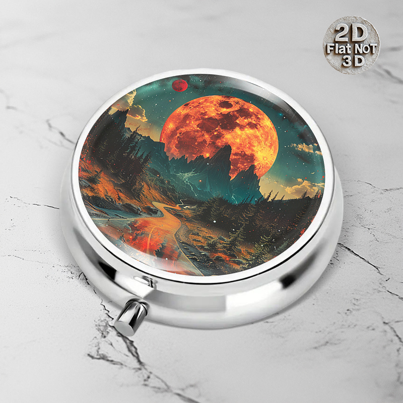 (Flat) 1pc portable round meta - đánh giá và giá Travel Accessories As Gifts