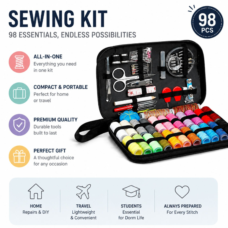 68/98PCS Sewing Accessories To - đánh giá và giá Travel Accessories Deals