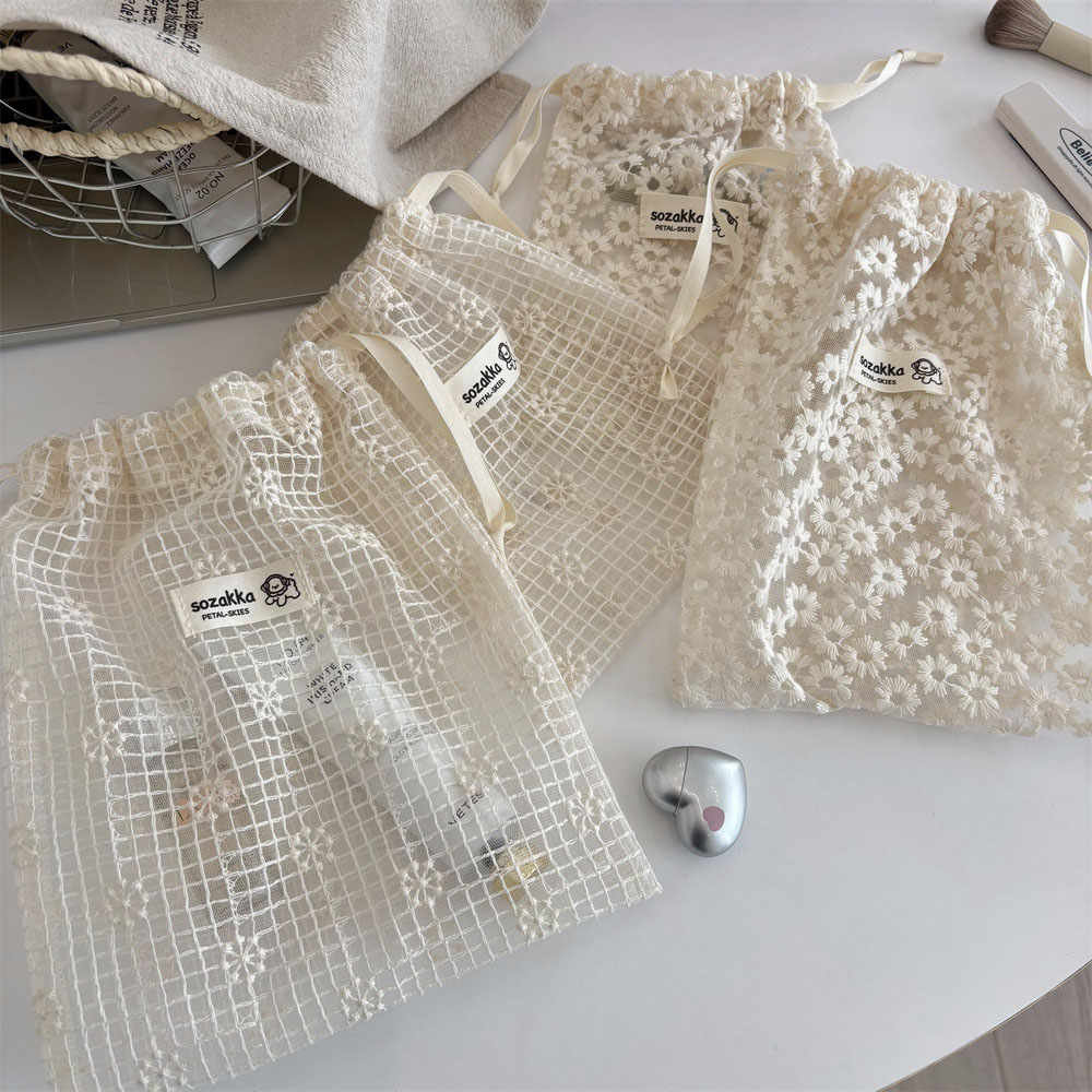 Lace Embroidered Daisy Mesh Dr - đánh giá và giá Travel Accessories Deals