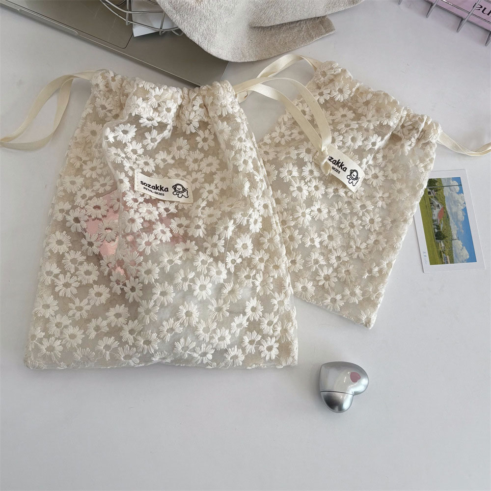 Lace Embroidered Daisy Mesh Dr - đánh giá và giá Travel Accessories Deals