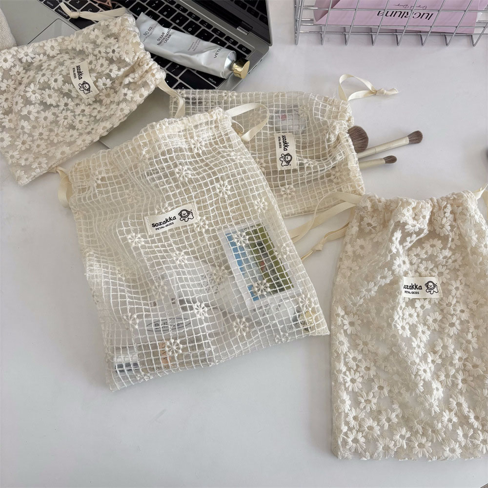Lace Embroidered Daisy Mesh Dr - đánh giá và giá Travel Accessories Deals