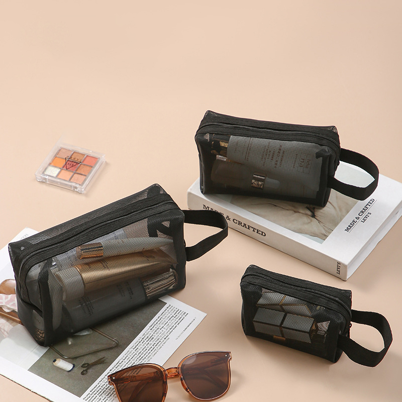 Black Layer Travel Cosmetic Ba - đánh giá và giá Travel Accessories Toiletry Bag