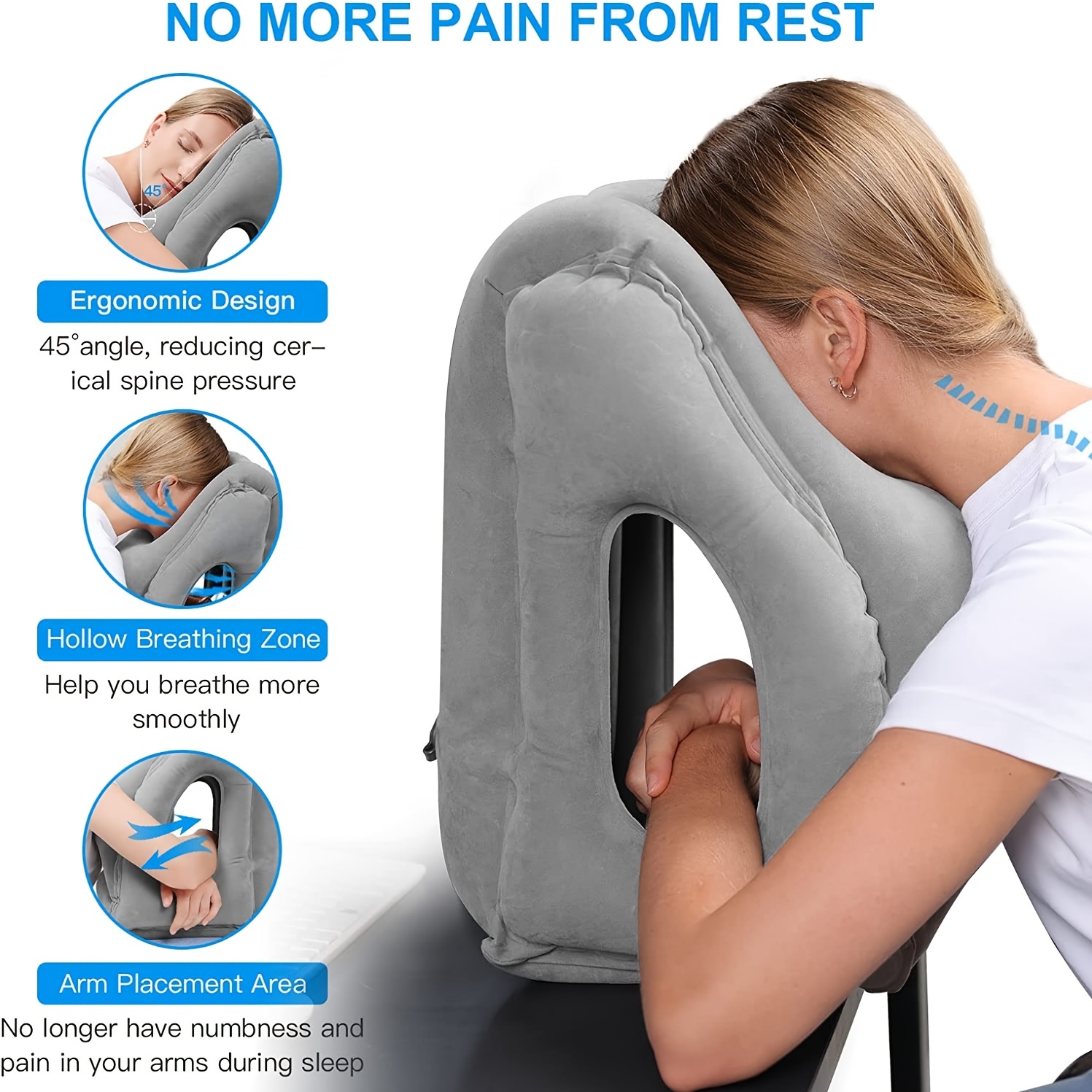 Inflatable Travel Pillow,Trave - đánh giá và giá Travel Accessories For Long Haul Flights